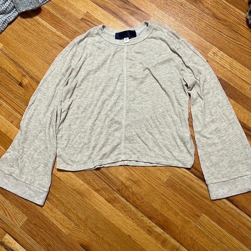 Tan sweater from Blue Rain